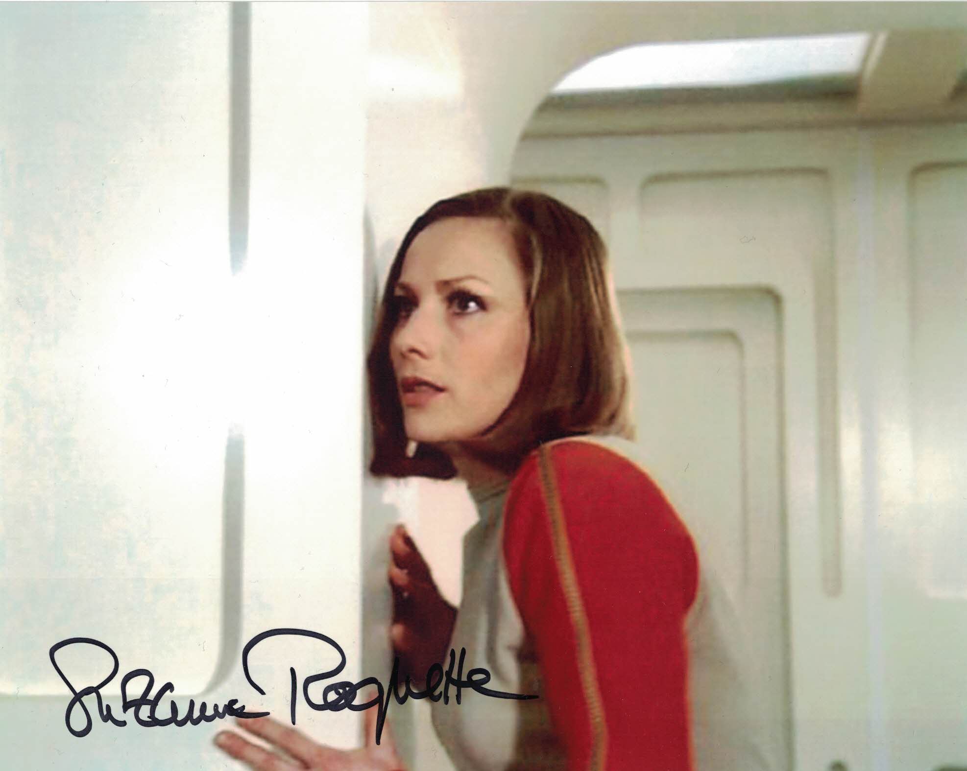 SUZANNE ROQUETTE - Tanya Alexandr in Space 1999 hand signed 10 x 8 photo