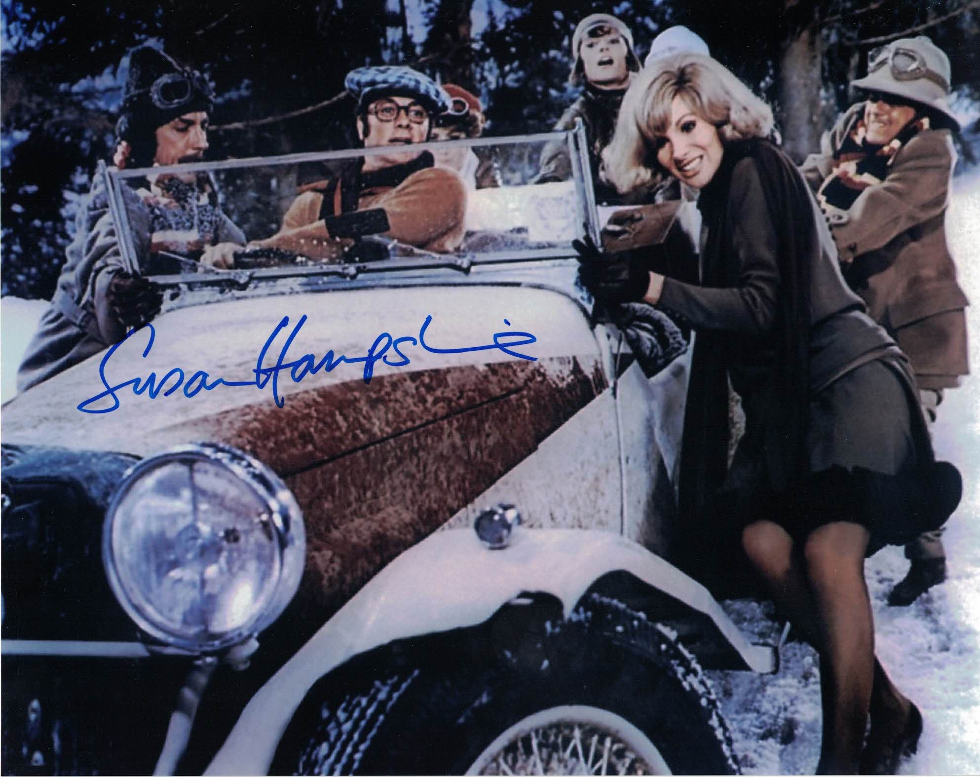 SUSAN HAMPSHIRE - Monte Carlo or Bust, The Forsyte Saga - hand signed 10 x 8 photo