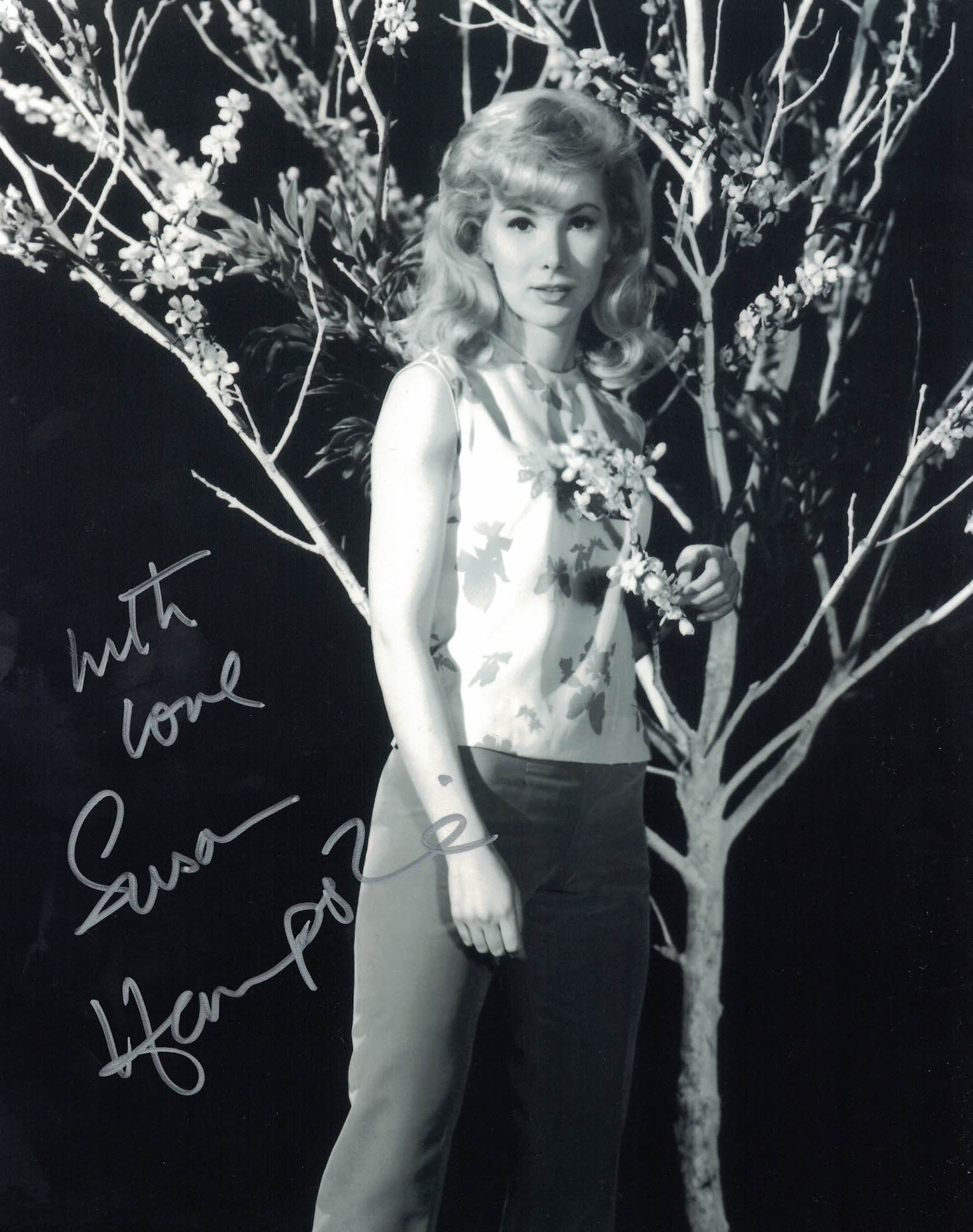 SUSAN HAMPSHIRE - Monte Carlo or Bust, The Forsyte Saga - hand signed 10 x 8 photo