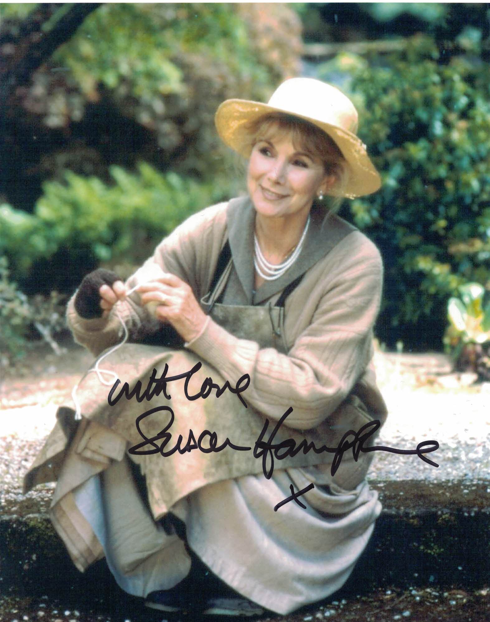 SUSAN HAMPSHIRE - Monarch of The Glen- hand signed 10 x 8 photo