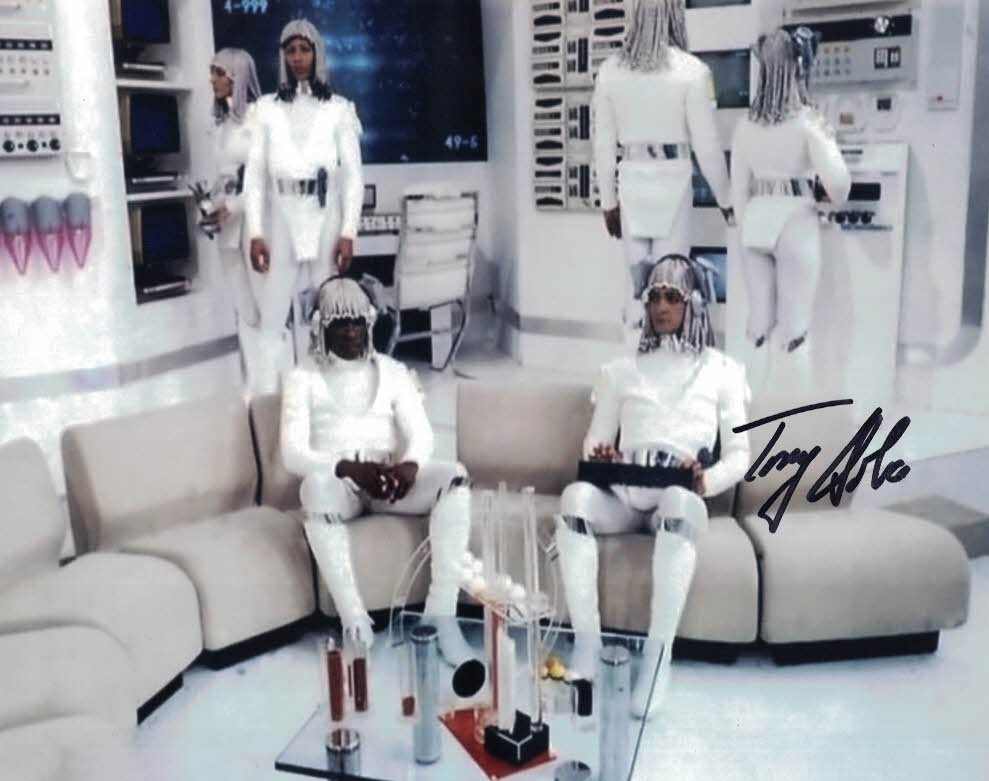 TONY OSOBA - Lan Destiny of The Daleks Doctor Who hand signed 10 x 8