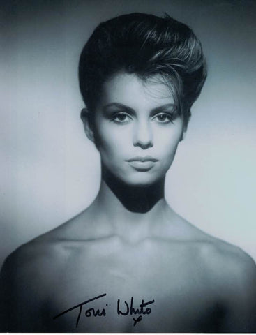 TONI WHITE - Bond Girl A View To A Kill - hand signed 10 x 8 photo