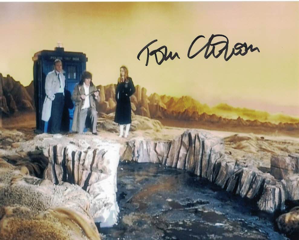 TOM CHADBON - Duggan in Doctor Who City of Death hand signed 10 x 8 photo