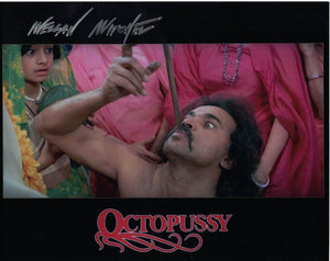 MELLAN MITCHELL - Sword Swallower in Octopussy James Bond - hand signed 10 x 8 photo