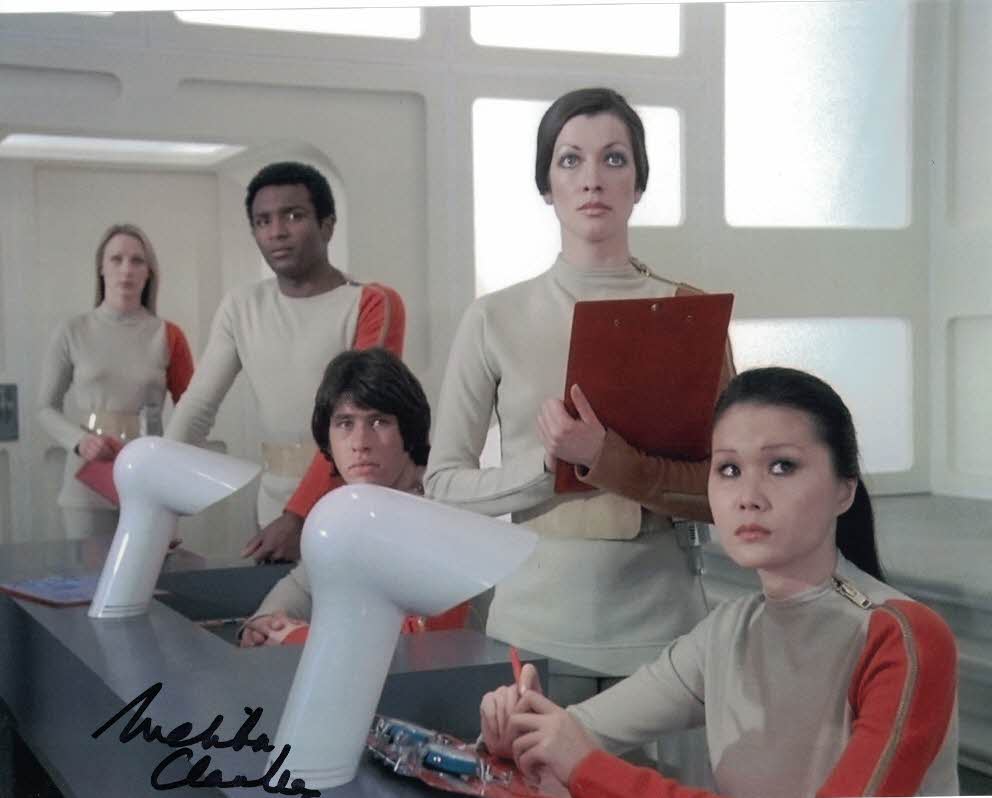 MELITA CLARKE as Main Technician in Space 1999 hand signed 10 x 8 photo
