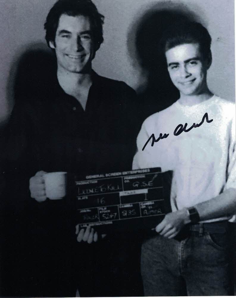 ALAN CHURCH  - Optical Camerman on Licence To Kill Titles hand signed 10 x 8 photo