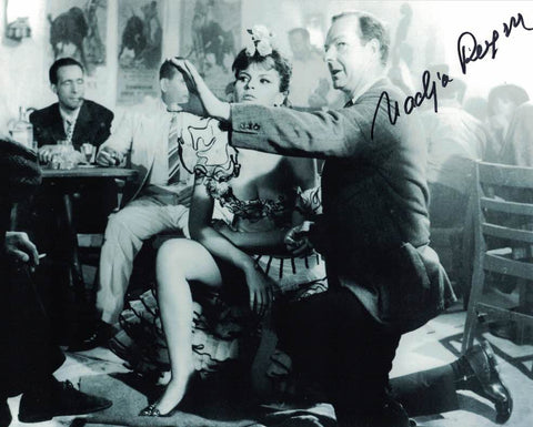 NADJA REGIN - Bonita in Goldfinger - James Bond - hand signed 10 x 8 photo