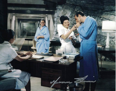 YVONNE SHIMA - Sister Lily In Dr No James Bond - hand signed 10 x 8 photo