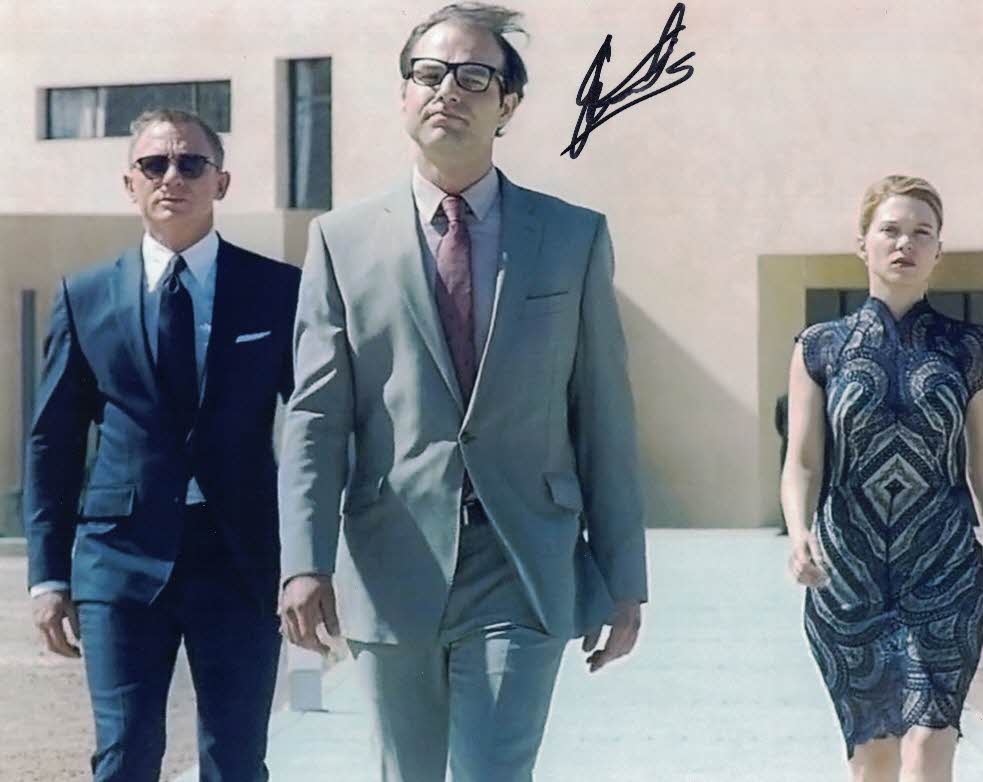 GEDMINAS ADOMAITIS as Blofelds assistant in Spectre hand signed 10 x 8 ...
