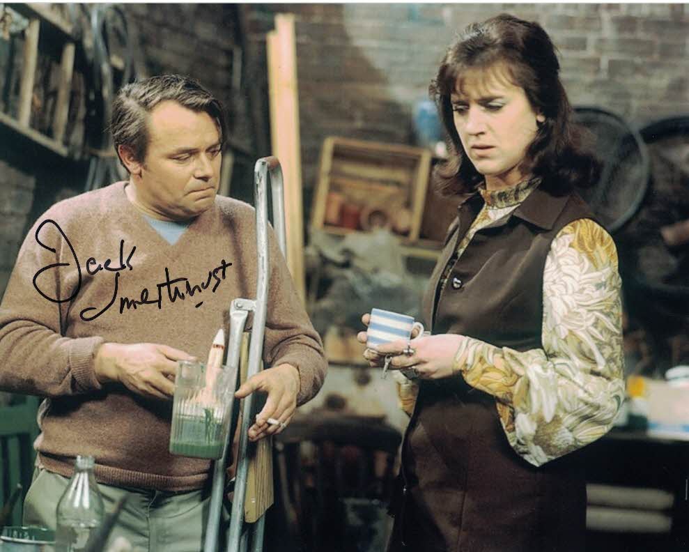 JACK SMETHURST - Eddie Booth in Love They Neighbour hand signed 10 x 8 photo