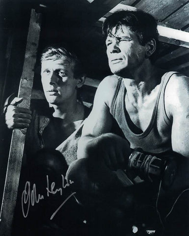 JOHN LEYTON Willie The Tunnel King in The Great Escape - hand signed 10 x 8 photo