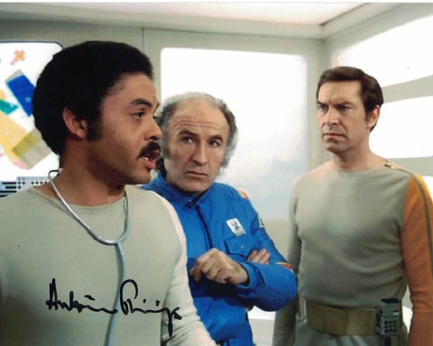 ANTON PHILLIPS - Bob Matthias in Space 1999  hand signed 10 x 8 photo