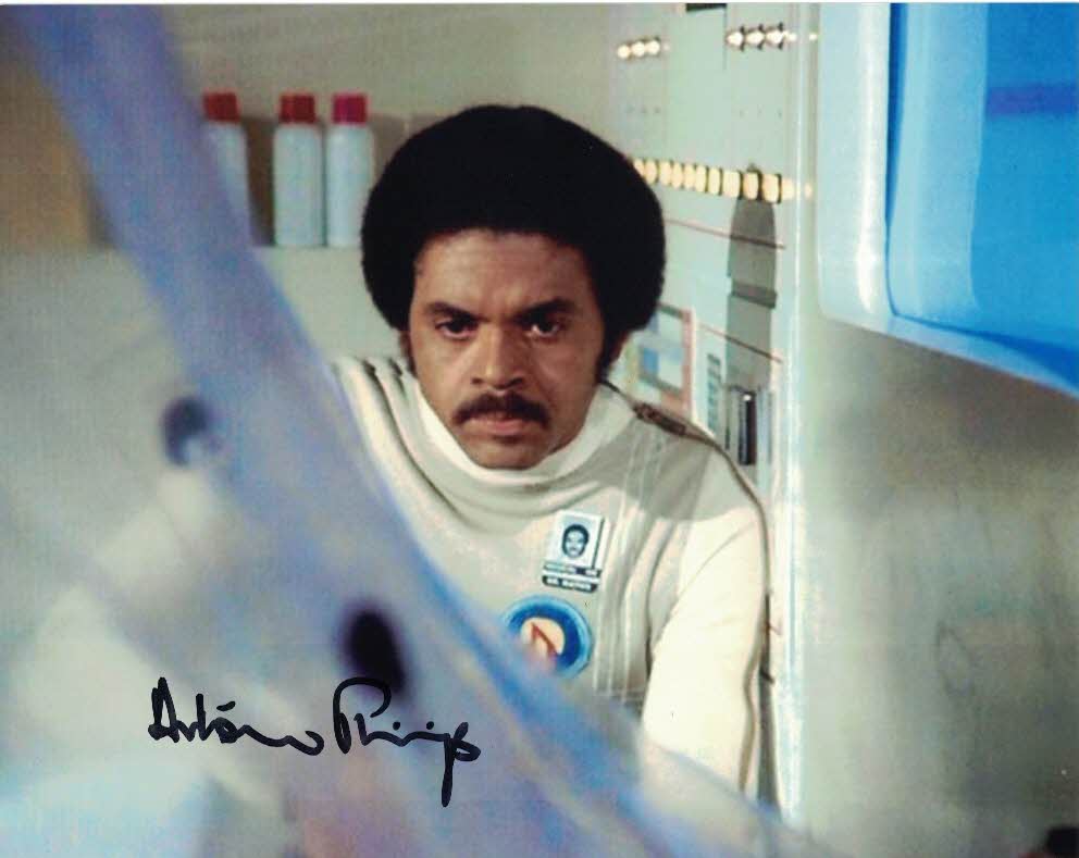 ANTON PHILLIPS - Bob Matthias in Space 1999  hand signed 10 x 8 photo