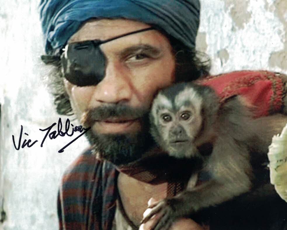 VIC TABLIAN - Monkey Man in Raiders of The Lost Ark hand signed 10 x 8 photo