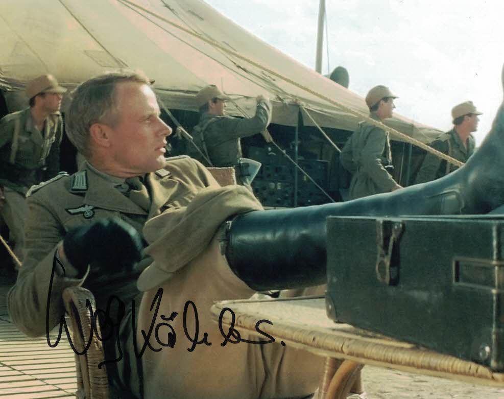 WOLF KAHLER - Dietrich in Raiders of The Lost Ark - hand signed 10 x 8 photo