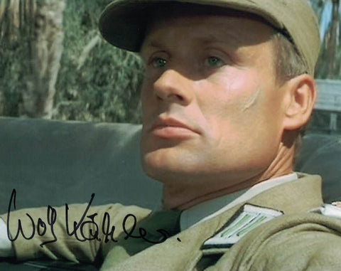 WOLF KAHLER - Dietrich in Raiders of The Lost Ark - hand signed 10 x 8 photo