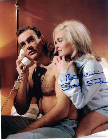 SHIRLEY EATON - Jill Masterson in Goldfinger SHIRLEY EATON - Jill Masterson in Goldfinger hand signed 10 x 8 photo