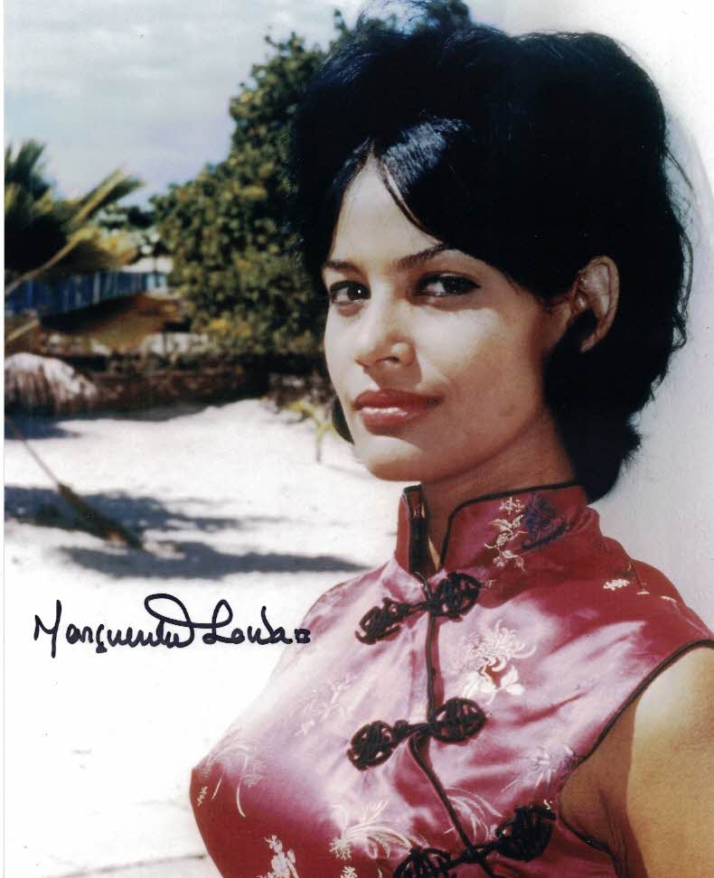 MARGUERITE LeWARS - Annabel Chung in Dr No James Bond - hand signed 10 x 8 photo