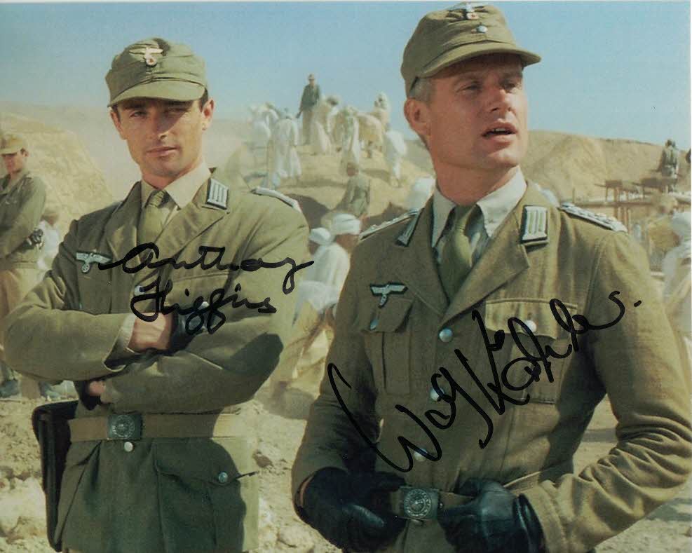 WOLF KAHLER & ANTHONY HIGGINS Joint signed Raiders of The Lost Ark