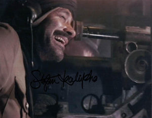 STEFAN KALIPHA - Tank gunner- Indiana Jones and  Last Crusade hand signed 10 x 8 photo