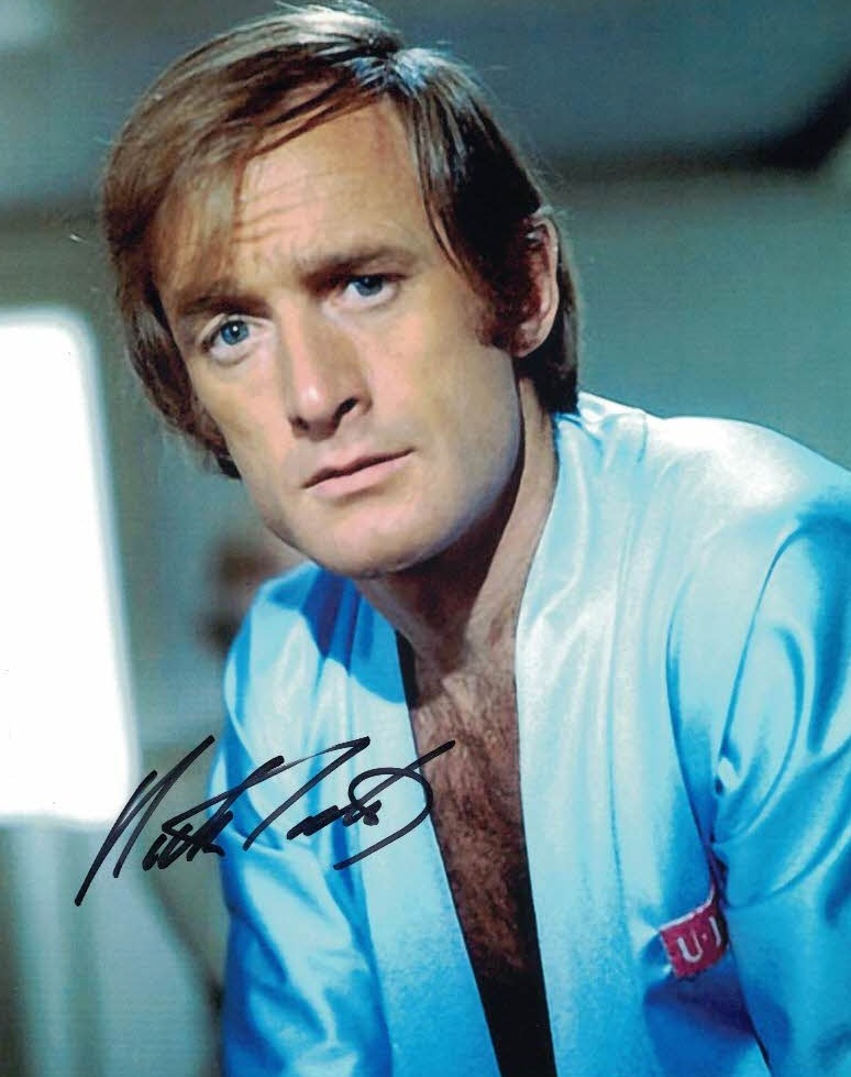 NICK TATE as Alan Carter in Space 1999 hand signed 10 x 8 photo