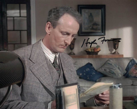 HUGH FRASER - Hastings in Poirot hand signed 10 x 8 photo