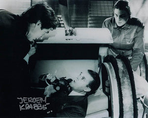 JEROEN KRABBE - General Georgi Koskov in The Living Daylights - James Bond Hand signed x 8 photo