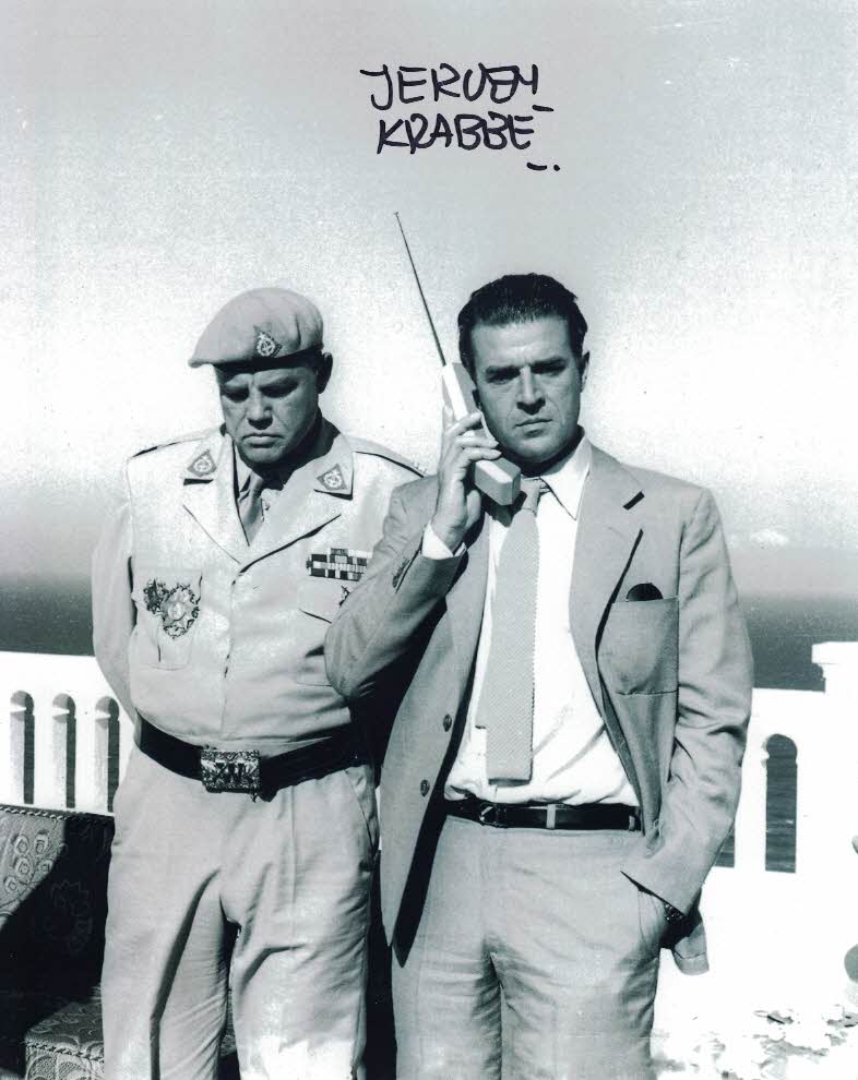 JEROEN KRABBE - General Georgi Koskov in The Living Daylights - James Bond Hand signed x 8 photo
