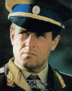 JEROEN KRABBE - General Georgi Koskov in The Living Daylights - James Bond Hand signed x 8 photo
