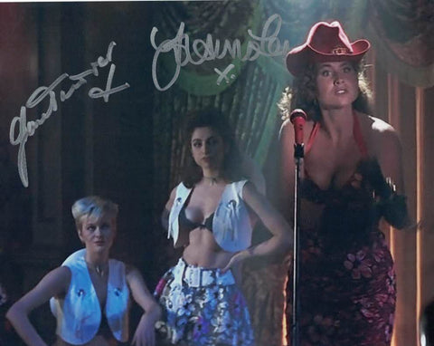 JANE TURNER and JOANNE LEE - James Bond - Goldeneye Backing singers hand signed 10 x 8 photo