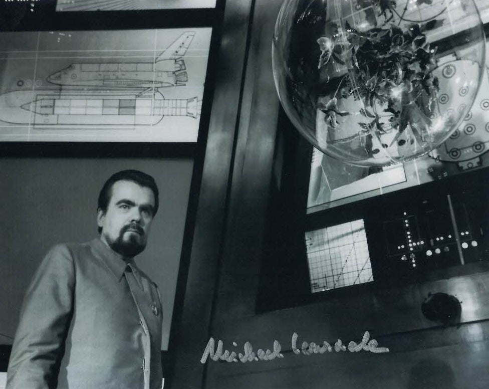 MICHAEL LONSDALE - Drax in James Bond Moonraker hand signed 10 x 8 photo.
