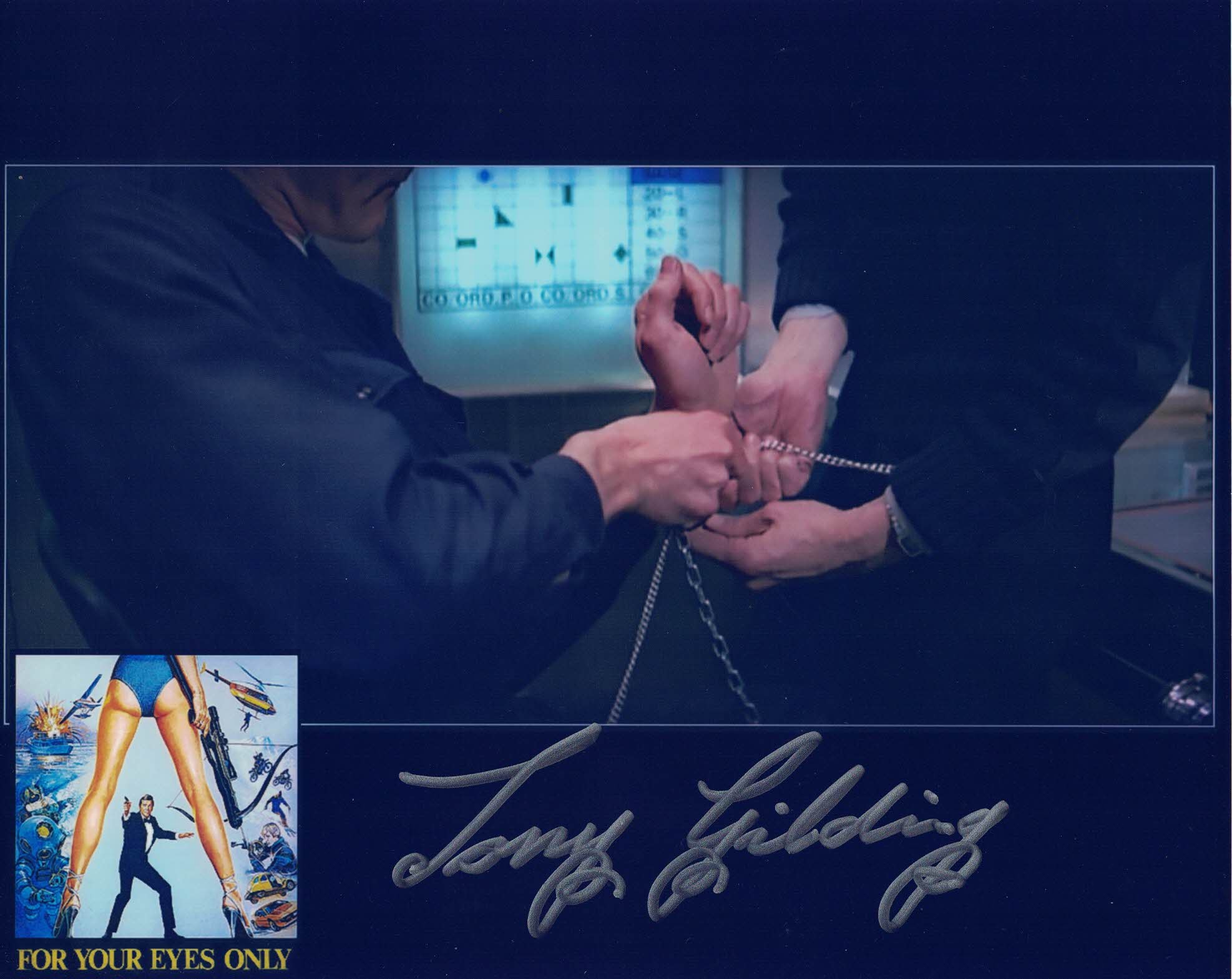 TONY GUILDING - St Georges crewmember in For Your Eyes Only - James Bond - hand signed 10 x 8 photo