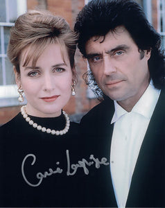 CAROLINE LANGRISHE - Charlotte Cavendish in Lovejoy- hand signed 10 x 8 photo