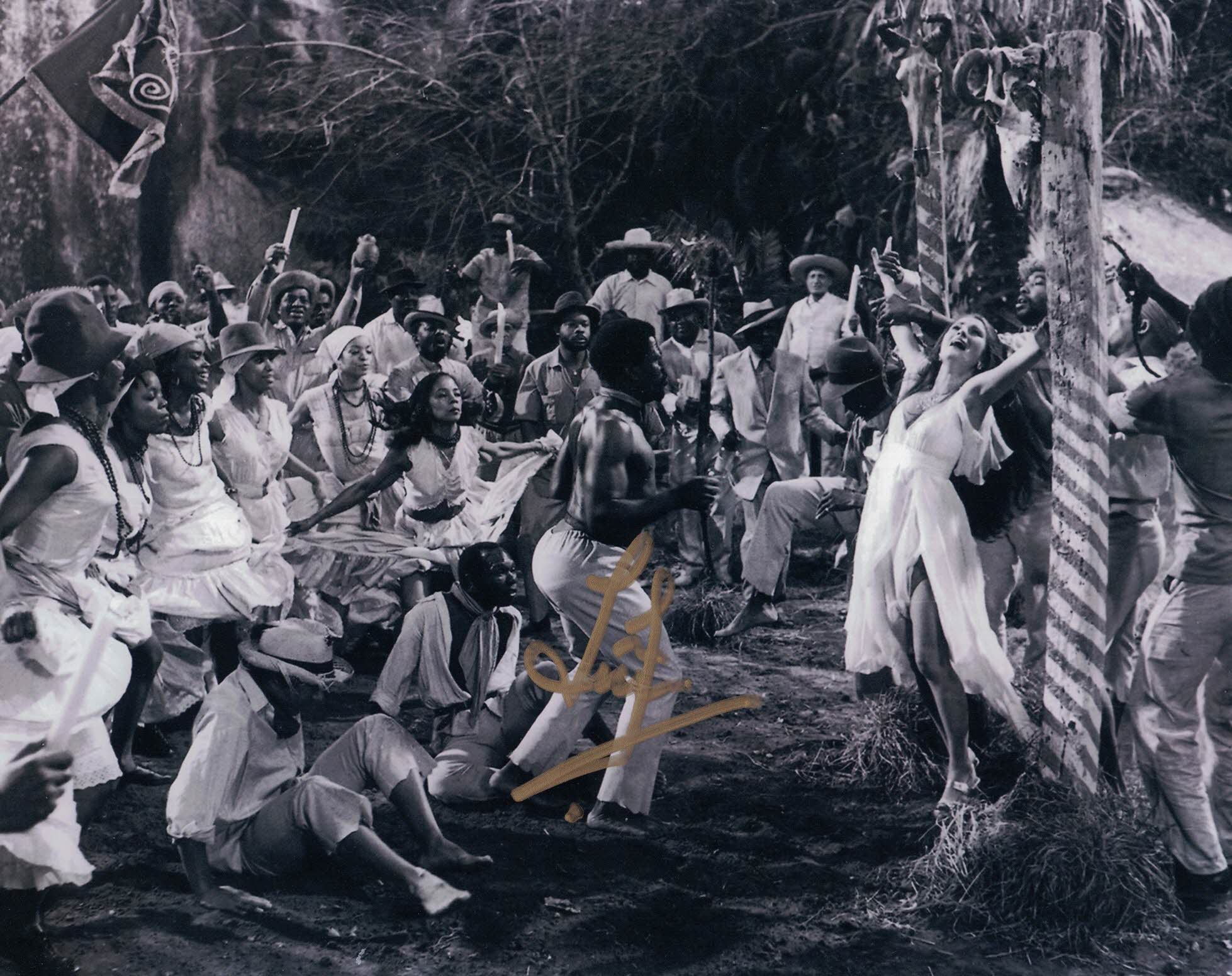 LOUIS ST JUSTE - Tribal Dancer in Live and Let Die - James Bond - hand signed 10 x 8 photo