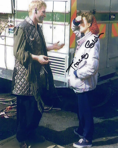 TRACEY EDDON - stunt double for Sophie Aldred in Doctor Who - The Curse of Fenric -  hand signed 10 x 8 photo