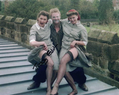 TRACEY EDDON - stunt double for Sophie Aldred in Doctor Who - The Curse of Fenric -  hand signed 10 x 8 photo