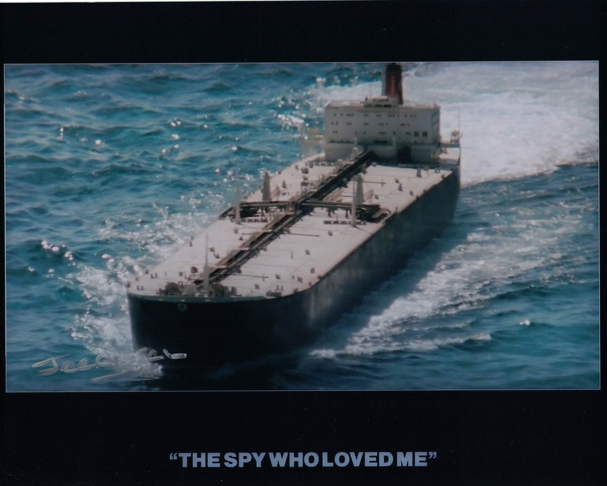 JOE GIBSON - Liparus Crew member in James Bond - The Spy Who Loved Me -  hand signed 10 x 8 photo