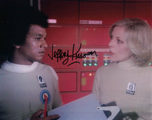 JEFFREY KISSOON as Dr Bon Vincent in Space 1999 hand signed 10 x 8 photo