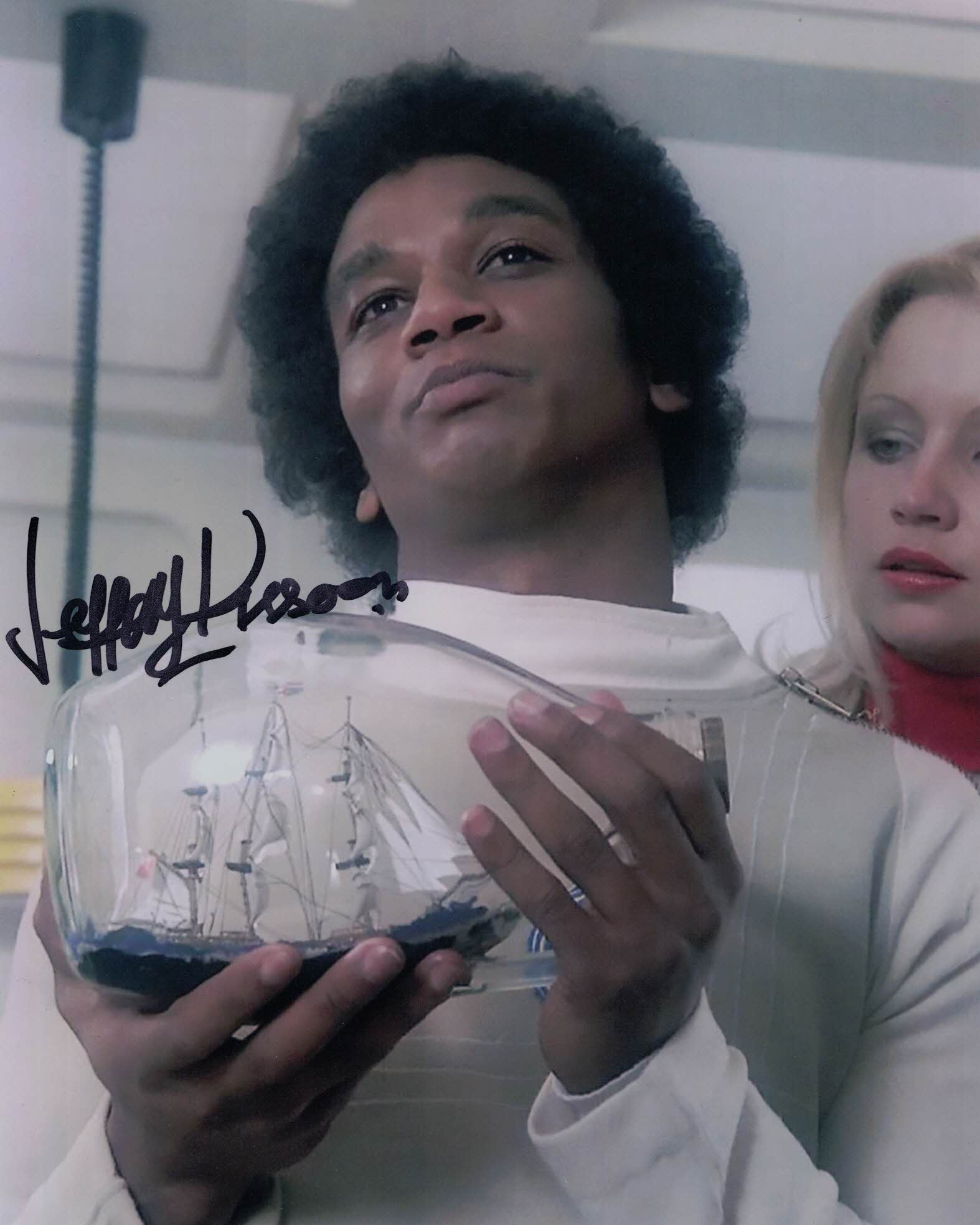 JEFFREY KISSOON as Dr Bon Vincent in Space 1999 hand signed 10 x 8 photo
