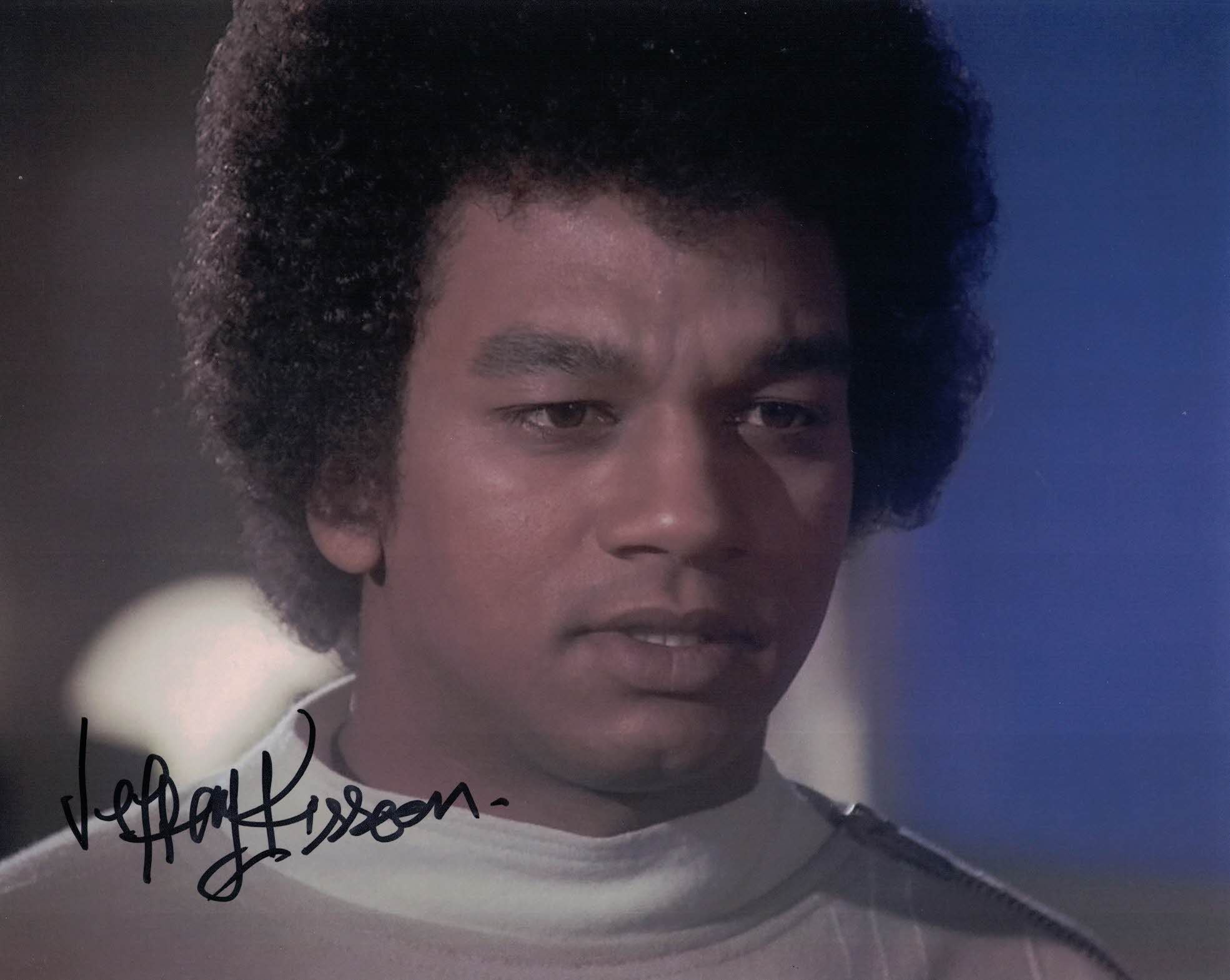 JEFFREY KISSOON as Dr Bon Vincent in Space 1999 hand signed 10 x 8 photo