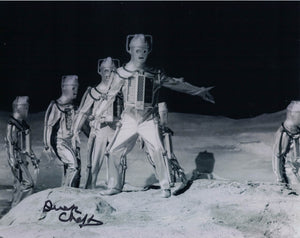 DEREK CHAFER -Cyberman  in Doctor Who - The Moonbase - hand signed 10 x 8 photo