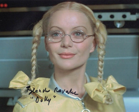 BLANCHE RAVALEC - Dolly from Moonraker - James Bond hand signed 10 x 8 photo