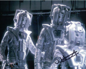 MIKE KENT - Cyberman in Doctor Who  - Earthshock hand signed 10 x 8 photo