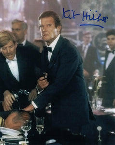 KIT HILLIER - Head Waiter - A View To A Kill - James Bond hand signed 10 x 8 photo