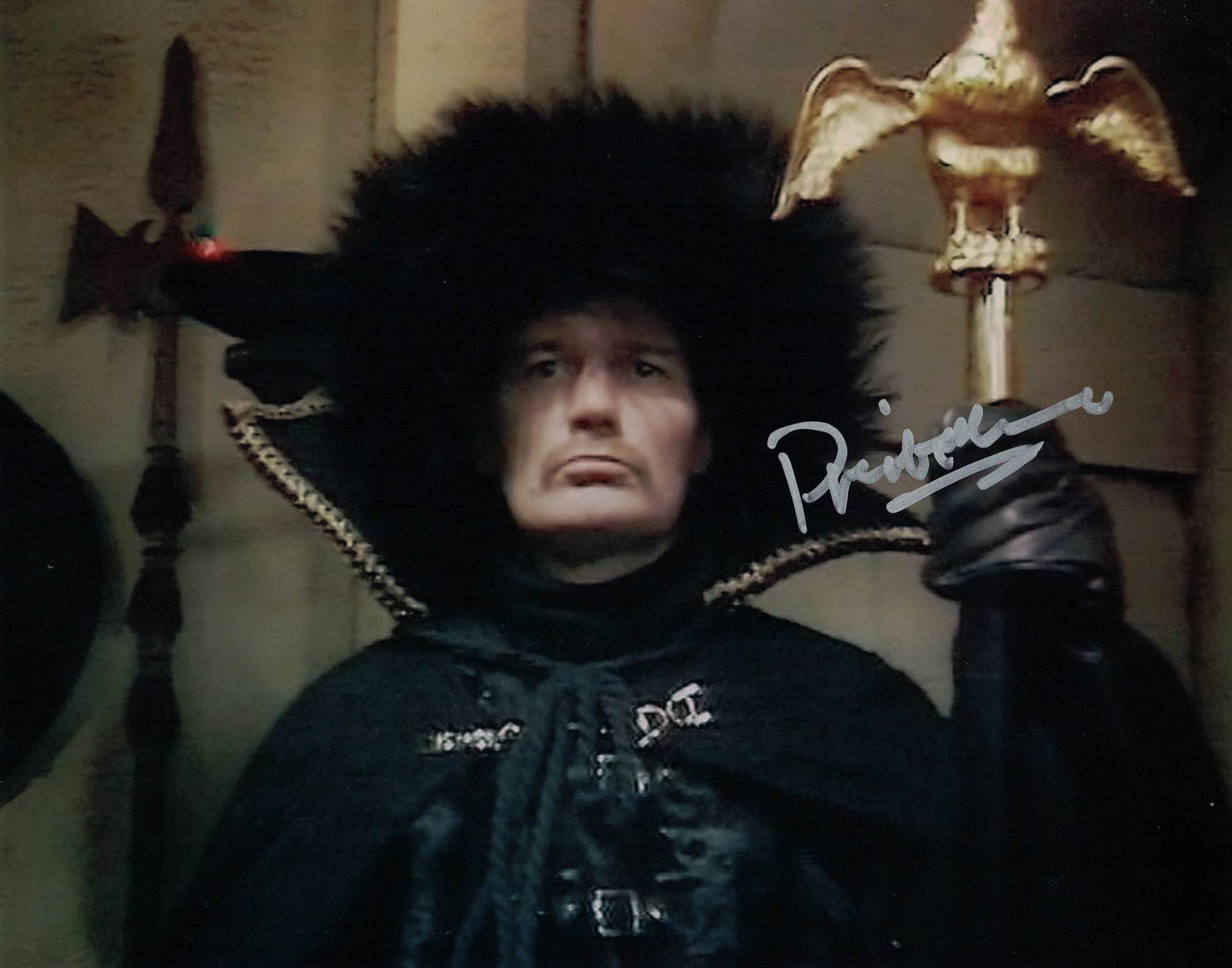 PRENTIS HANCOCK - Shrieve Captain in Doctor Who - The Ribos Operation - hand signed 10 x 8 photo