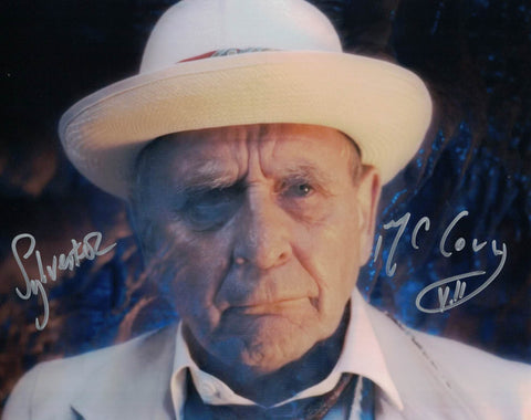 SYLVESTER MCCOY - 7th Doctor Who - The Power of The Doctor - hand signed 10 x 8 photo