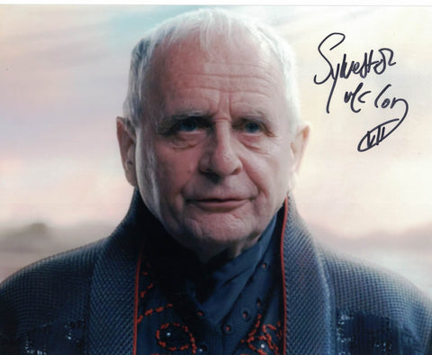 SYLVESTER MCCOY - 7th Doctor Who - The Power of The Doctor - hand signed 10 x 8 photo