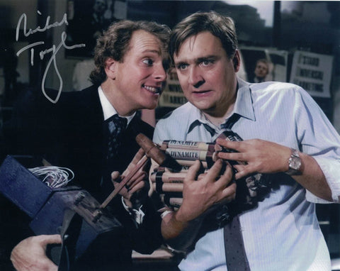 MICHAEL TROUGHTON  - Piers Fletcher- Dervish in The New Statesman - hand signed 10 x 8 photo