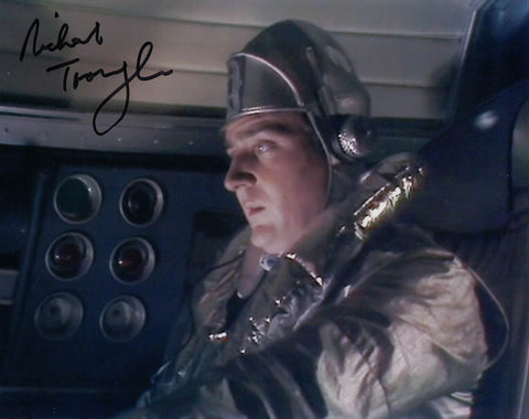 MICHAEL TROUGHTON - Pilot 4 0 in Children of Auron Blake's 7 hand signed 10 x 8 photo