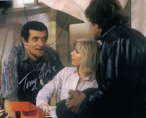 TONY OSOBA - Chas Jarvis in Dempsey & Makepeace - hand signed 10 x 8 photo